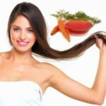 trattamento di bellezza capelli alla carota