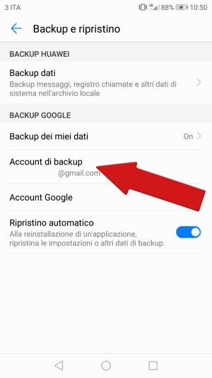 backup android su google drive