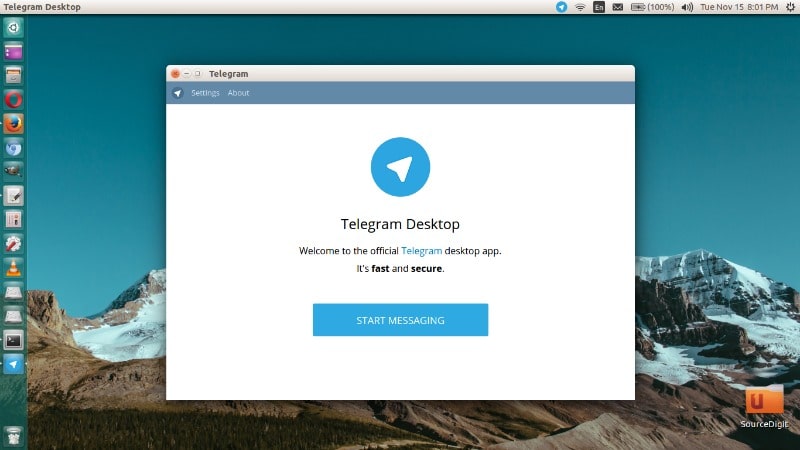 installare telegram su ubuntu linux