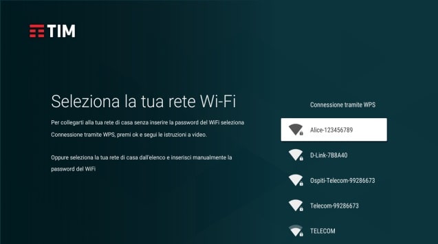 timvision wifi
