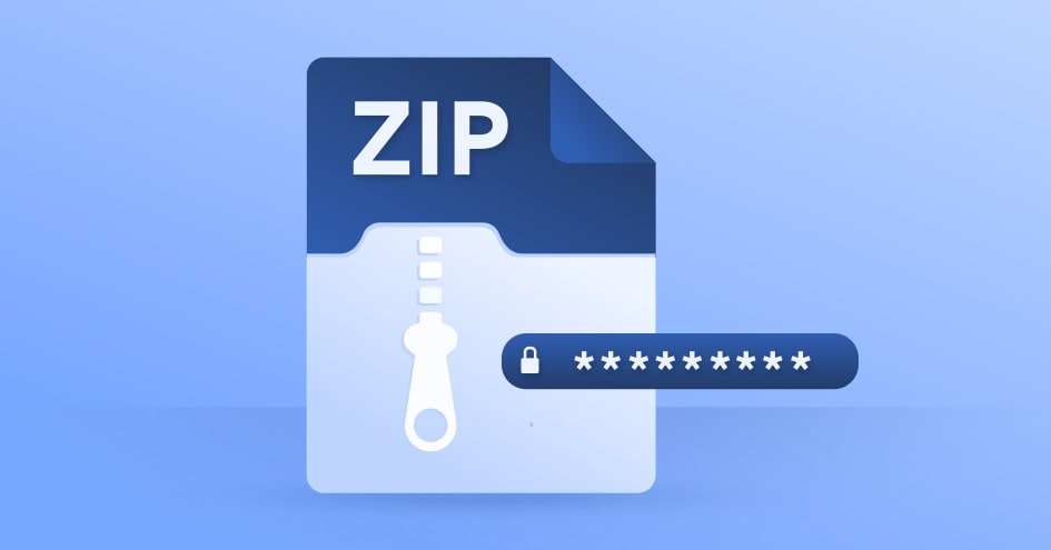 mettere password ai file zip
